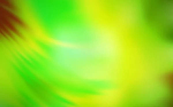 Licht groen, geel vector wazig Bright template. — Stockvector