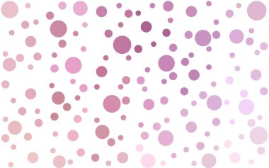 Küreli açık pembe vektör deseni.