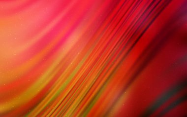 Koyu kırmızı, gece gökyüzü yıldızlar ile sarı vektör deseni.