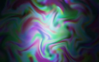 Koyu mavi vektör bulanık ve renkli desen.