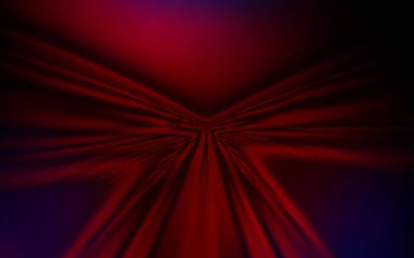 Koyu Mavi, bükülmüş çizgilerle kırmızı vektör düzeni. Renkli çizgiler, şekiller ile bir örnek. Tasarımınız için tamamen yeni bir şablon.