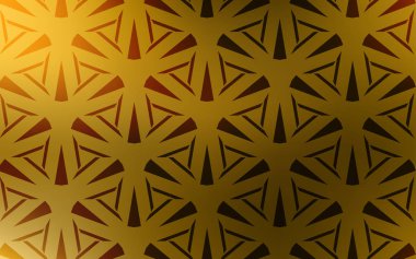 Çizgiler, üçgenler ile Koyu Turuncu vektör fon.