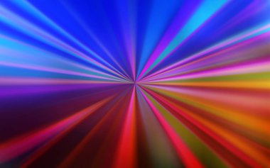 Açık mavi, kırmızı vektör bulanık şablon. Gradyan ile modern soyut çizim. Marka kitabınız için yeni biçim tasarımı.