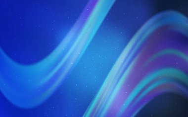 Uzay yıldızlı hafif Mavili vektör şablonu. Soyut şablonda gökyüzü yıldızlarıyla parlayan illüstrasyon. Astronomi web siteleri için desen.