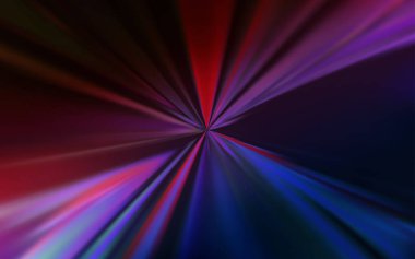 Koyu mavi, kırmızı vektör parlak şablonu bulanıklaştırdı.