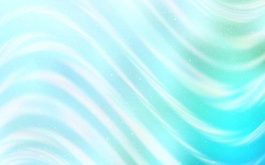 Kozmik Yıldızlar ile açık mavi vektör düzeni.