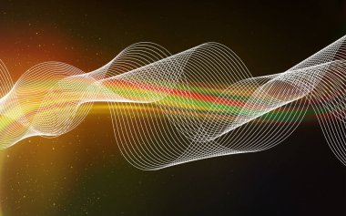 Koyu Yeşil, Sarı vektör soyut bulanık düzen. Degrade ile halftone tarzıyaratıcı illüstrasyon. Tasarımınızın yeni yolu.