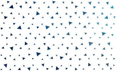 Koyu mavi vektör parlayan üçgen zemin.