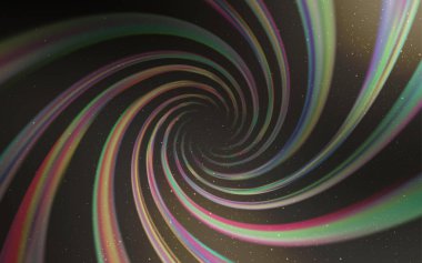 Kozmik yıldızlı hafif gri vektör düzeni. Bulanık arkaplandaki ve gradyanı olan uzay yıldızları. Astronomi web siteleri için desen.