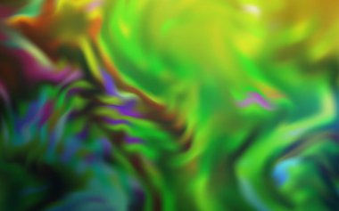 Açık yeşil, sarı vektör bulanık şablon. Gradyan ile modern soyut çizim. Marka kitabınız için yeni biçim tasarımı.