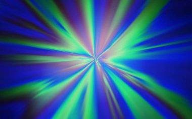 Koyu mavi vektör parlak şablonu bulanıklaştırdı.