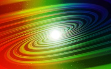 Samanyolu yıldızları ile koyu çok renkli vektör dokusu.