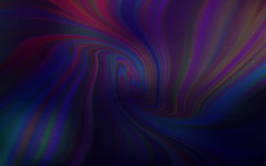 Gece gökyüzü yıldızları ile koyu mor vektör deseni.