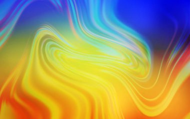 Açık mavi, sarı vektör parlak soyut fon. Eğilimli zarif, parlak bir çizim. İşiniz için en iyi bulanık tasarım..