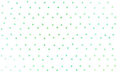 Açık Yeşil vektör gradyan üçgenler deseni.