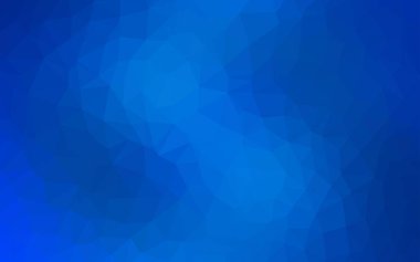 Açık mavi vektör soyut çokgen arkaplan.