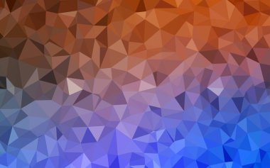 Açık Mavi, Kırmızı vektör soyut mozaik zemin.