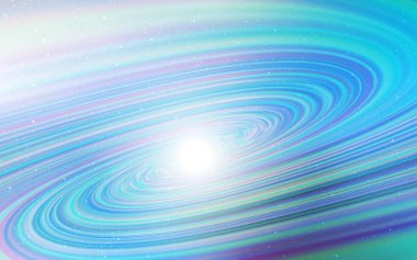 Kozmik Yıldızlar ile açık mavi vektör düzeni.