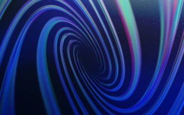 Koyu mavi vektör arka plan gökada yıldız ile.