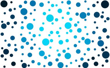 Daireli koyu mavi vektör şablonu.