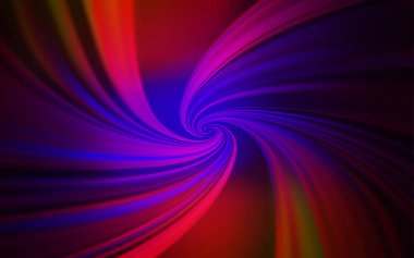 Koyu Mavi, çizgilerle kırmızı vektör deseni. Bandy hatları ile modern degrade soyut illüstrasyon. Tasarımınız için tamamen yeni bir şablon.