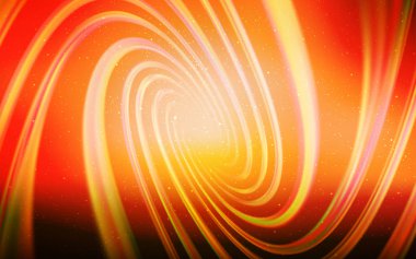 Gece gökyüzü desenle ışık turuncu vektör yıldız.