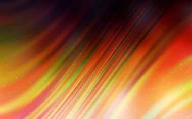 Gece gökyüzü desenle koyu turuncu vektör yıldız.