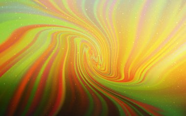 Açık Mavi, Gece gökyüzü yıldızları ile sarı vektör deseni.