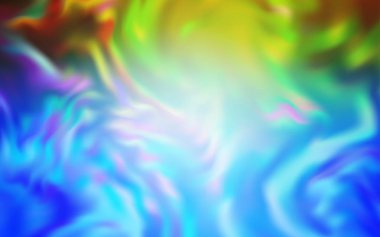 Açık Mavi, Sarı vektör renkli bulanıklık arka plan. Bulanıklık tarzında tamamen yeni renkli bir illüstrasyon. İş tasarımınız için yeni stil.