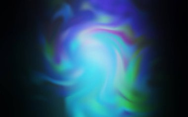 Koyu Mavi, Yeşil vektör bulanık parlak şablon. Degrade tasarımı ile Glitter soyut illüstrasyon. İşletmeniz için en iyi bulanık tasarım.