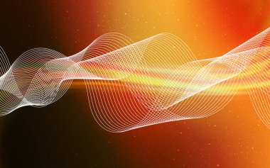 Açık Turuncu vektör renkli soyut arkaplan.