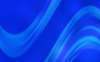 Kozmik Yıldızlar ile açık mavi vektör düzeni.