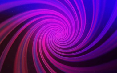 Kozmik Yıldızlar ile açık mor vektör düzeni.