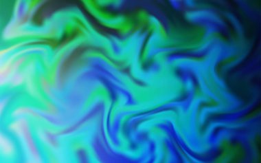 Açık Mavi ve Yeşil vektör parlak şablonu bulanıklaştırdı.