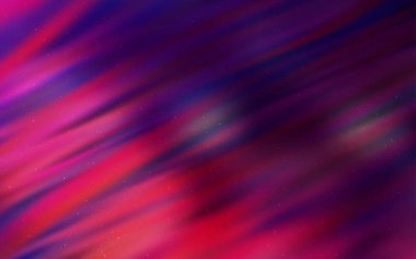 Astronomik yıldızlarla koyu pembe vektör arka planı.