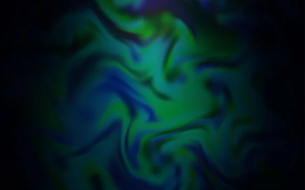 Plantilla Borrosa Vectorial Verde Oscuro Ilustración Colorida Abstracta Con Gradiente — Vector de stock