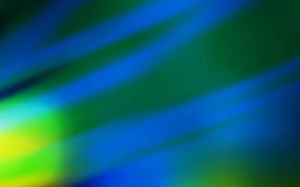 Azul Oscuro Verde Vector Abstracto Brillante Patrón Ilustración Abstracta Brillante — Archivo Imágenes Vectoriales