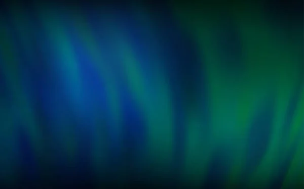 Dunkelblauer Grüner Vektor Verschwommen Leuchten Abstrakten Hintergrund Kreative Illustration Halbton — Stockvektor