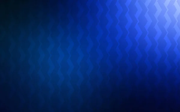 Темно Синий Векторный Узор Острыми Линиями Красочная Сияющая Иллюстрация Линиями — стоковый вектор