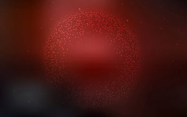 Темно-красный векторный рисунок со звездами ночного неба . — стоковый вектор