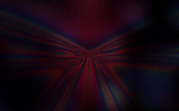 Dark Red vector background with bent lines. — Stock Vector