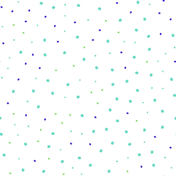 Bleu clair, motif sans couture vectoriel vert avec sphères . — Image vectorielle