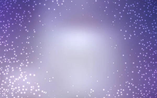 Luz Textura vectorial púrpura con estrellas de la Vía Láctea . — Vector de stock