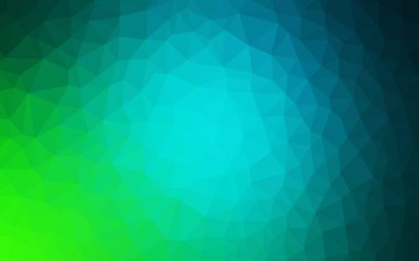Açık mavi, yeşil vektör degrade üçgenler doku.