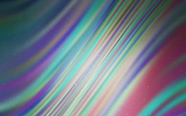 Koyu mavi vektör arka plan gökada yıldız ile.