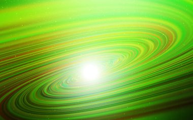 Samanyolu yıldız ile yeşil vektör doku ışık. Büyükayı yıldız ile modern soyut resim. Desen Astroloji Web siteleri için.