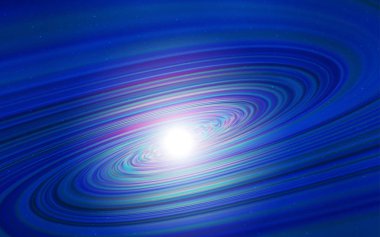 Koyu mavi vektör arka plan gökada yıldız ile.