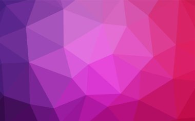 Açık Pembe vektör gradyan üçgenler doku. Çokgen şekilli bir örnek. Web siteniz için yeni bir doku.