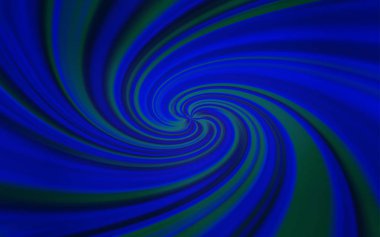 Kavisli çizgilerle koyu mavi vektör düzeni.