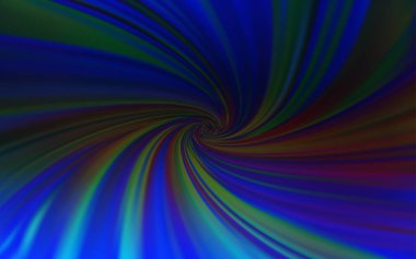 Koyu mavi vektör parlak şablonu bulanıklaştırdı.